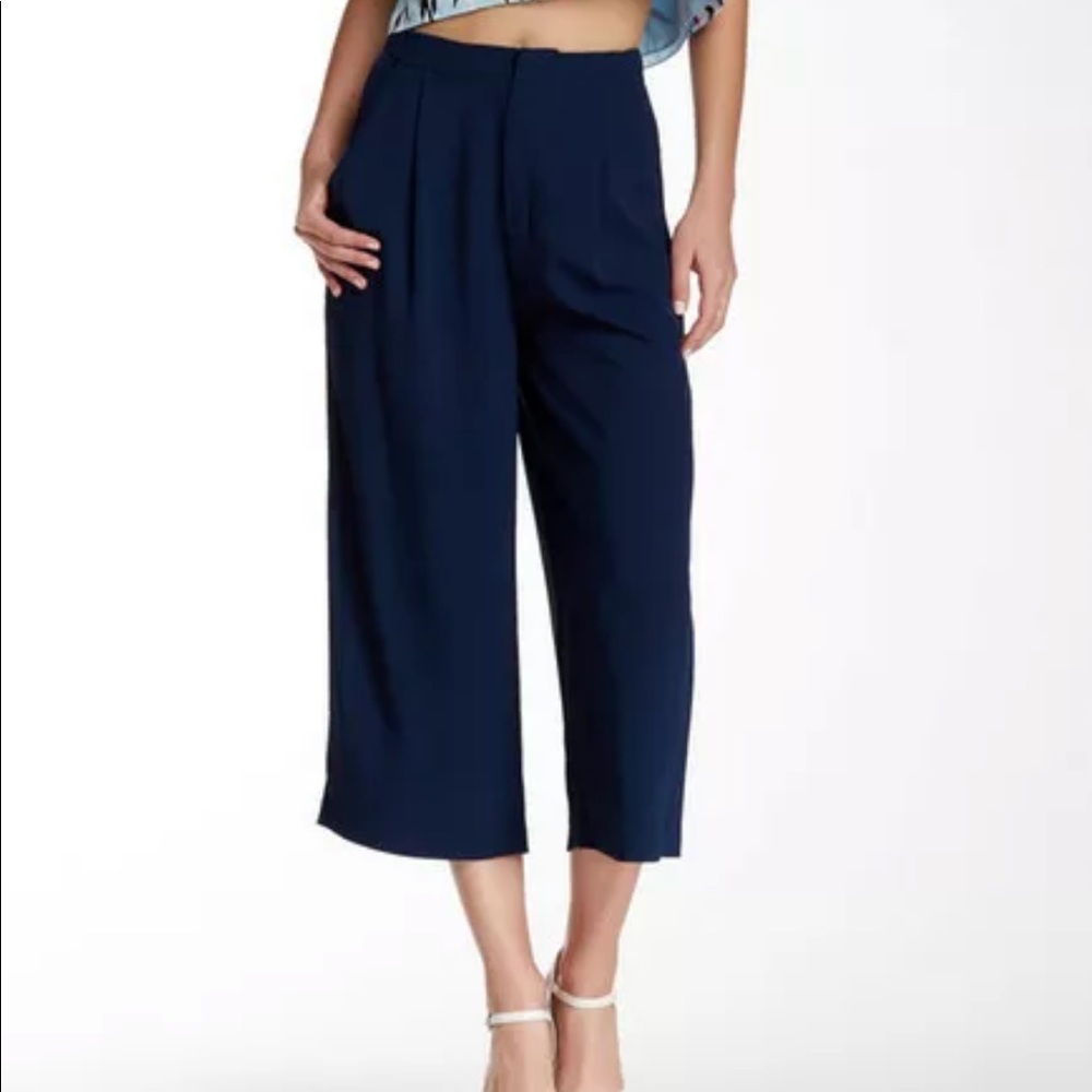 Elizabeth and James Trenton cropped wide leg pants